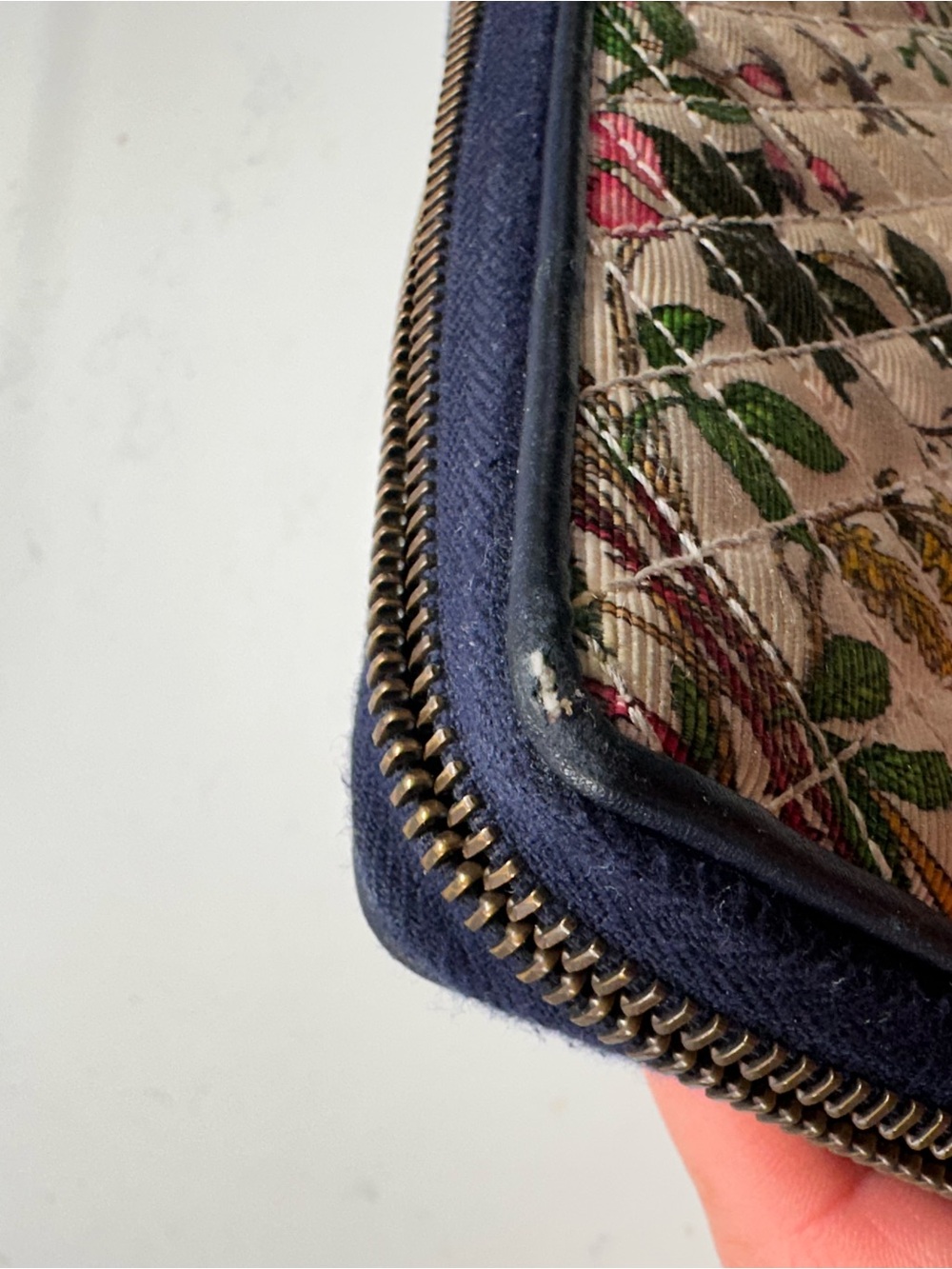 Gucci Zumi Floral Canvas Leather Horsebit Wallet - Picture 6 of 11